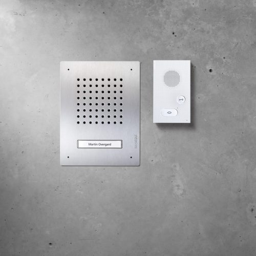 Audio-Set Siedle Classic, Edelstahl gebürstet, Unterputz, Basic Audio