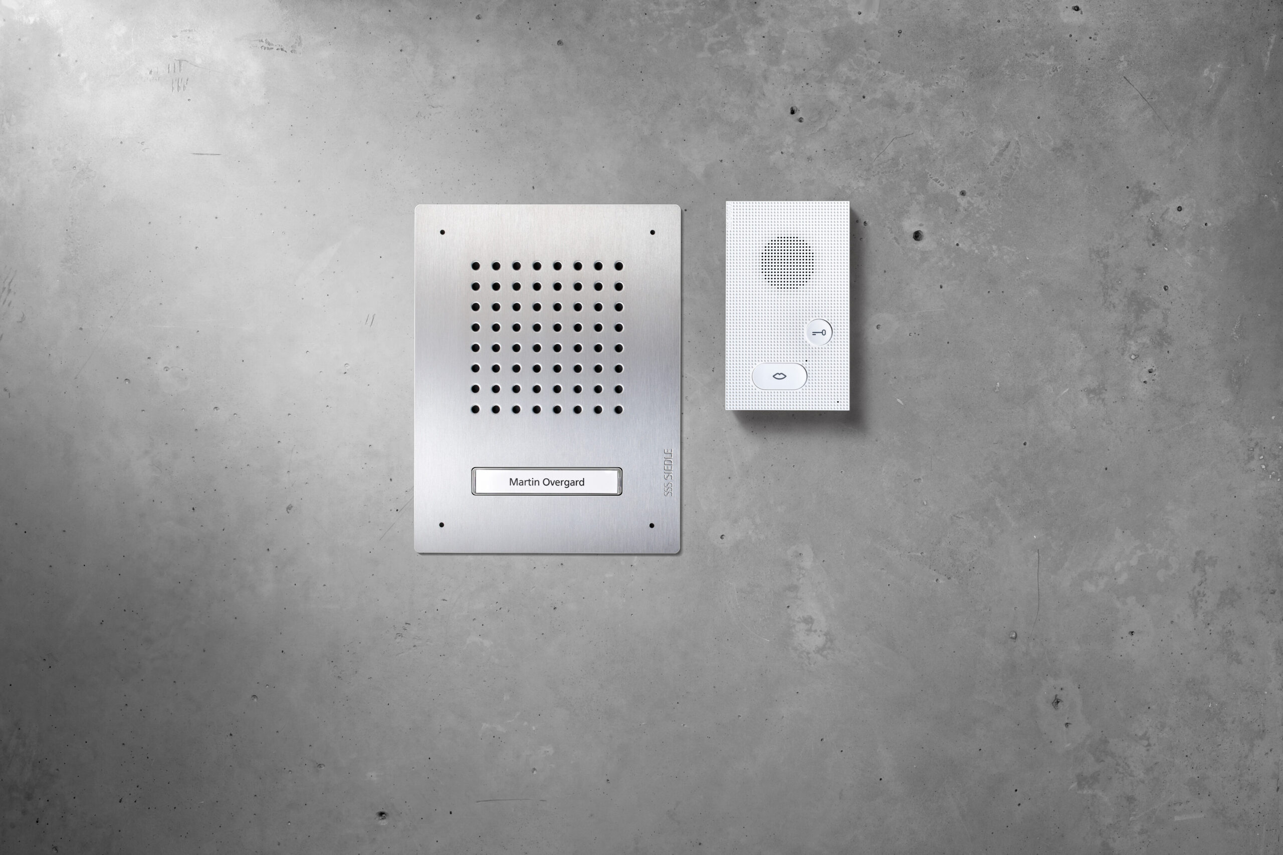 Audio-Set Siedle Classic, Edelstahl gebürstet, Unterputz, Basic Audio